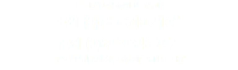 OPERATIONS@WENEKA.NL +31 (0)78 - 618 2105 +31 (0)6 53 346 752 PASCALSTRAAT 28, 3316 GR DORDRECHT